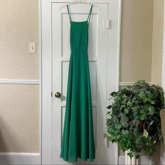 Lulu’s Green Mythical Of Love Maxi Dress - Picture 4 of 10